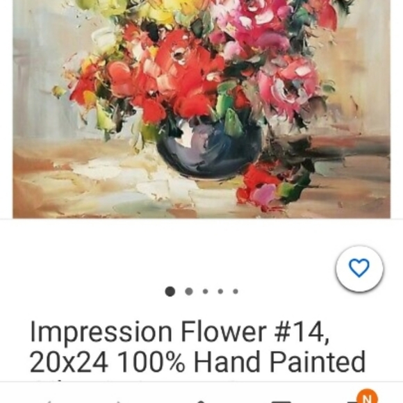 Original Oil Painting: 'A POSH BOUQUET ' - Picture 2 of 2